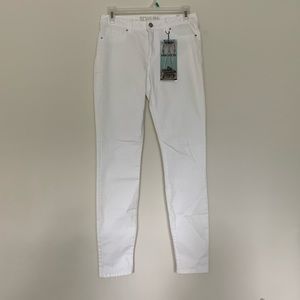 Rewash White Denim Classic Rise Skinny Jeggings